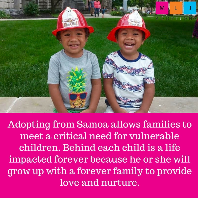 adopting from samoa