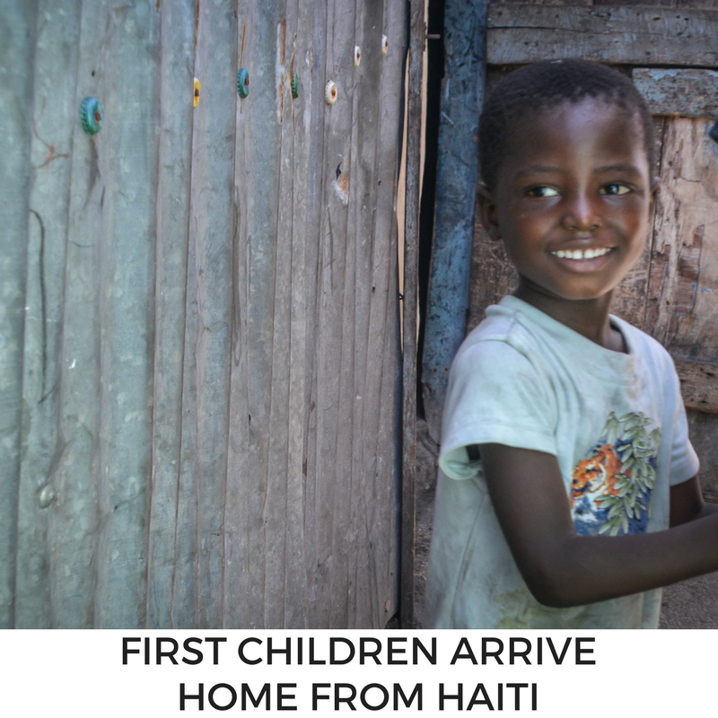 Children Home from Haiti