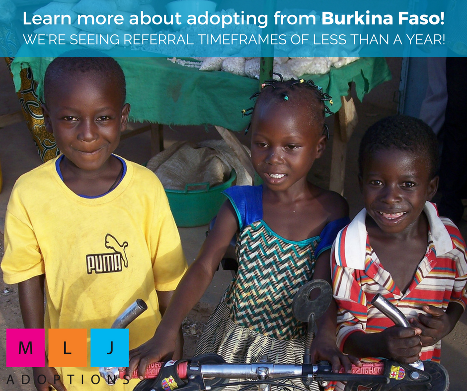 Adopting from Burkina Faso is a great option for families hoping to adopt from Africa!